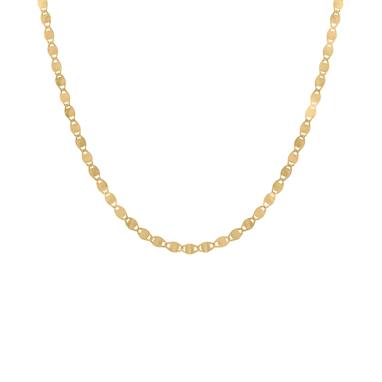 14KT GOLD "VALENTINO" CHAIN NECKLACE