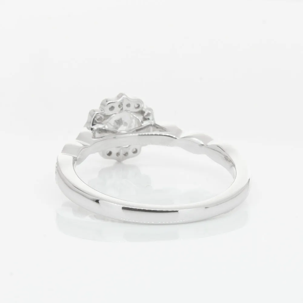 18ct White Gold .40ct Diamond Paramount Ring