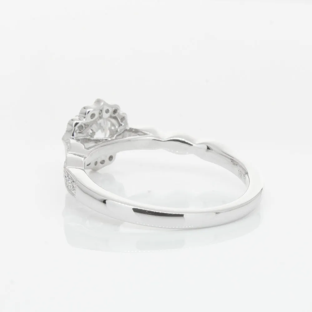 18ct White Gold .40ct Diamond Paramount Ring