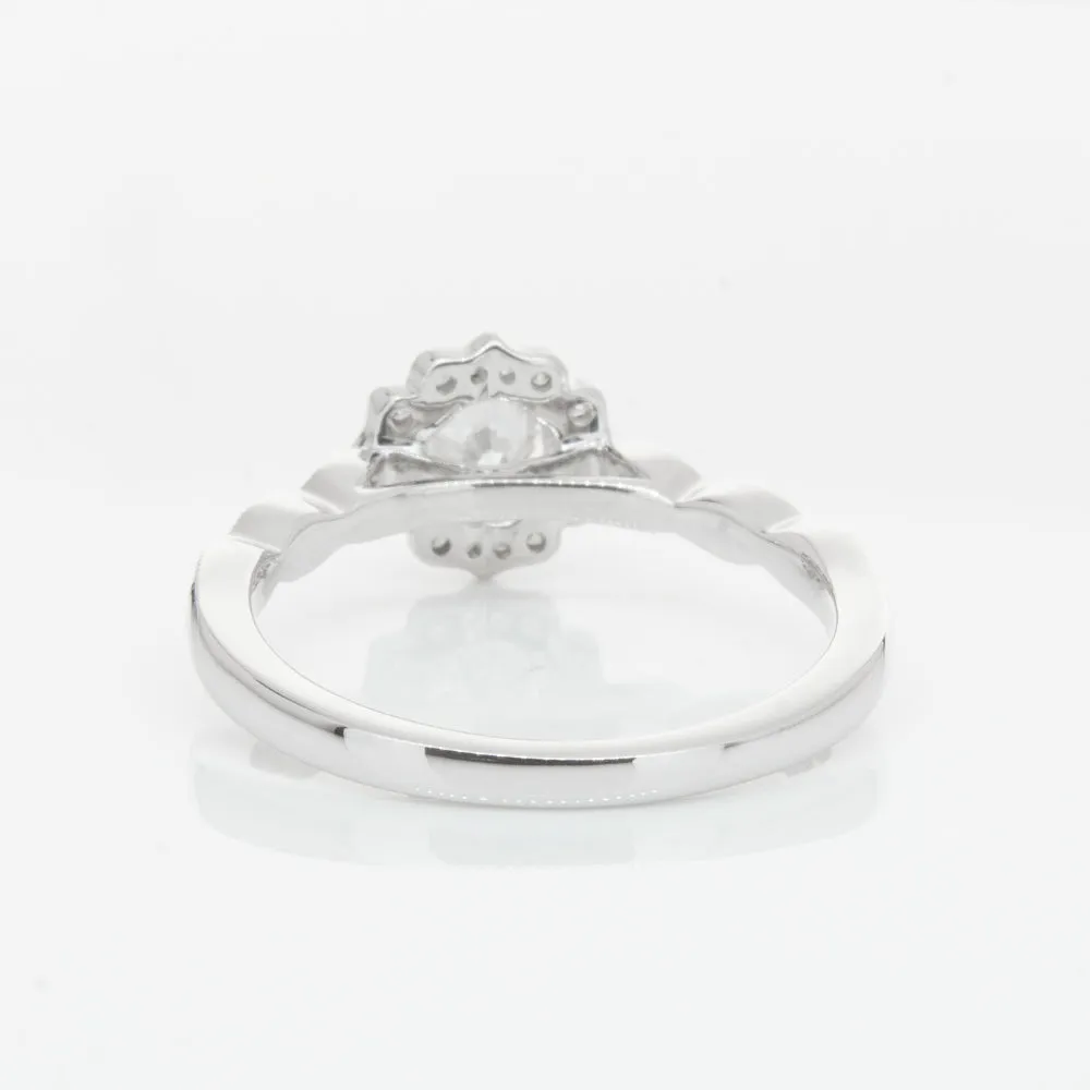 18ct White Gold .40ct Diamond Paramount Ring