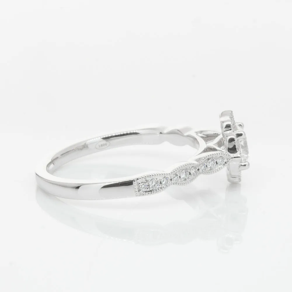 18ct White Gold .40ct Diamond Paramount Ring