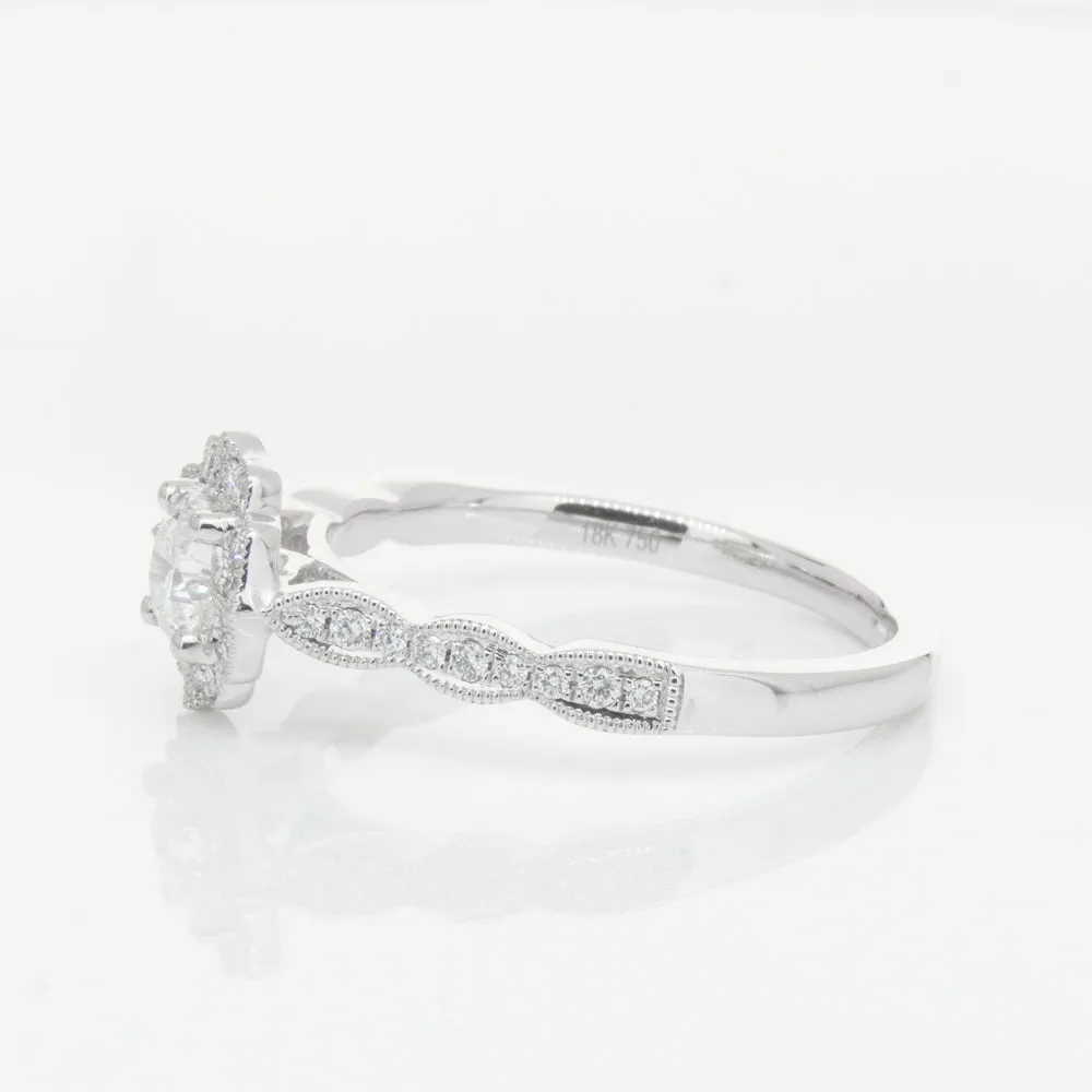 18ct White Gold .40ct Diamond Paramount Ring