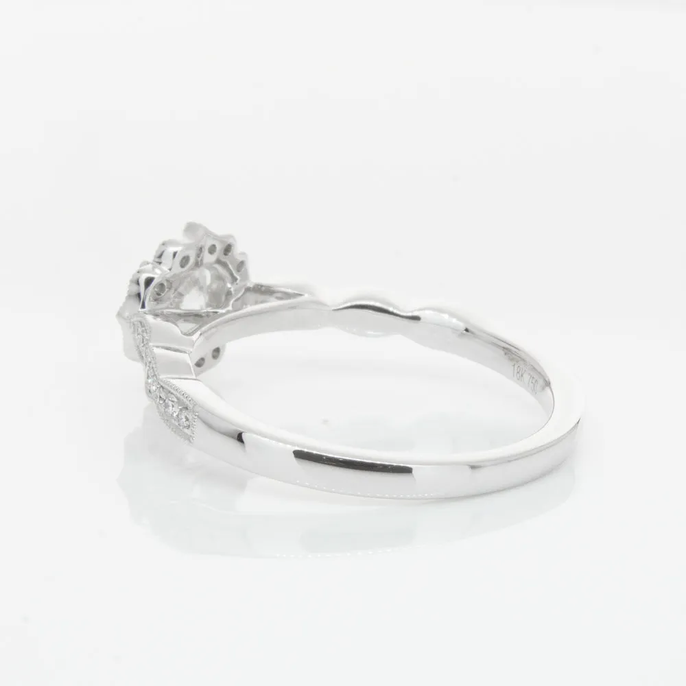 18ct White Gold .40ct Diamond Paramount Ring