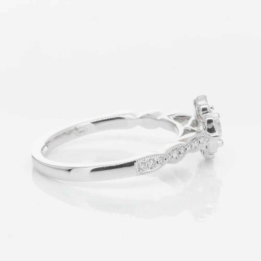 18ct White Gold .40ct Diamond Paramount Ring