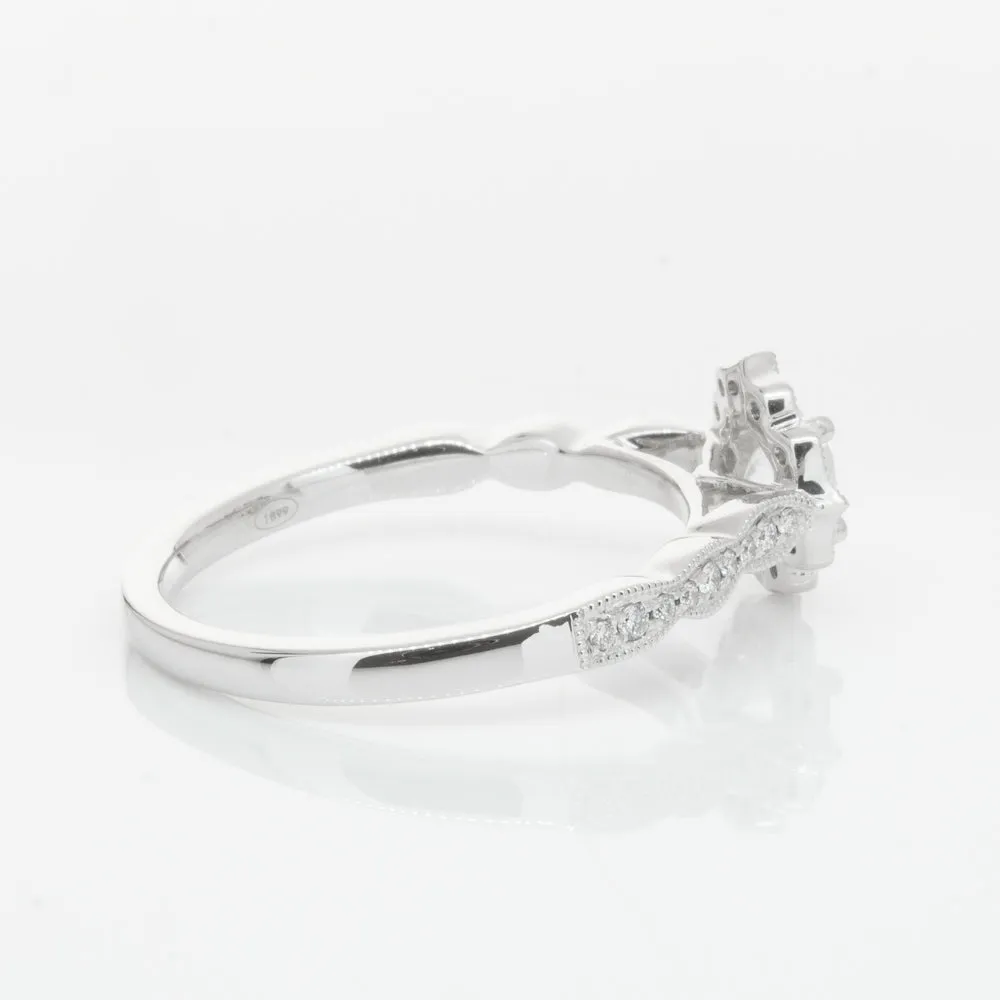 18ct White Gold .40ct Diamond Paramount Ring