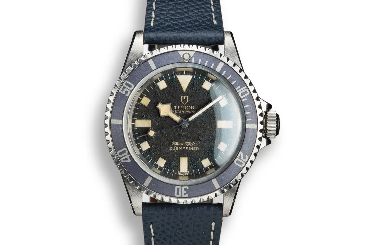 1974 Tudor Snowflake Submariner 7016/0 Blue Dial