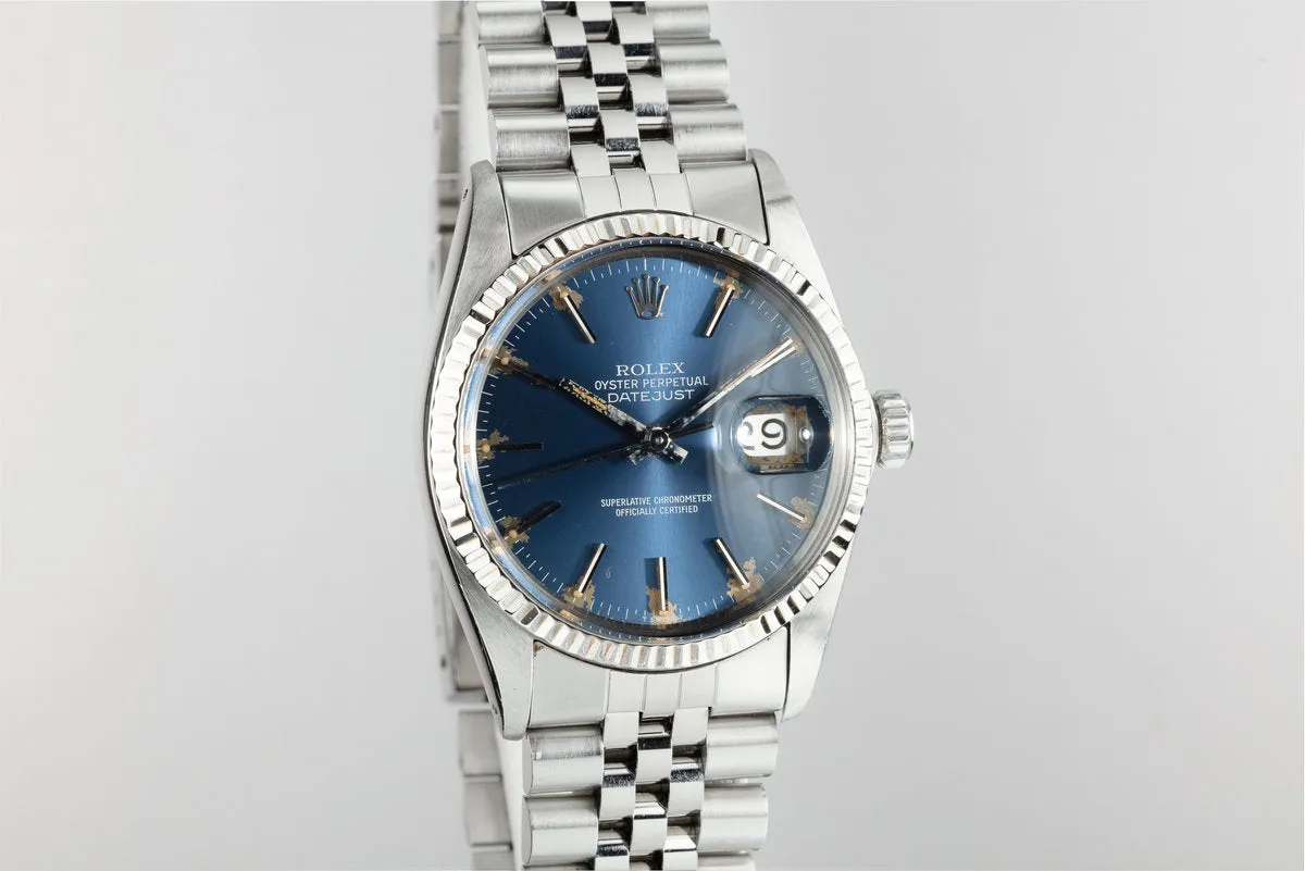 1979 Rolex DateJust 16014 Blue Dial with Box and Papers