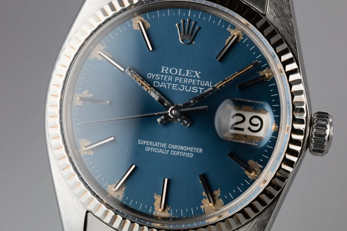 1979 Rolex DateJust 16014 Blue Dial with Box and Papers