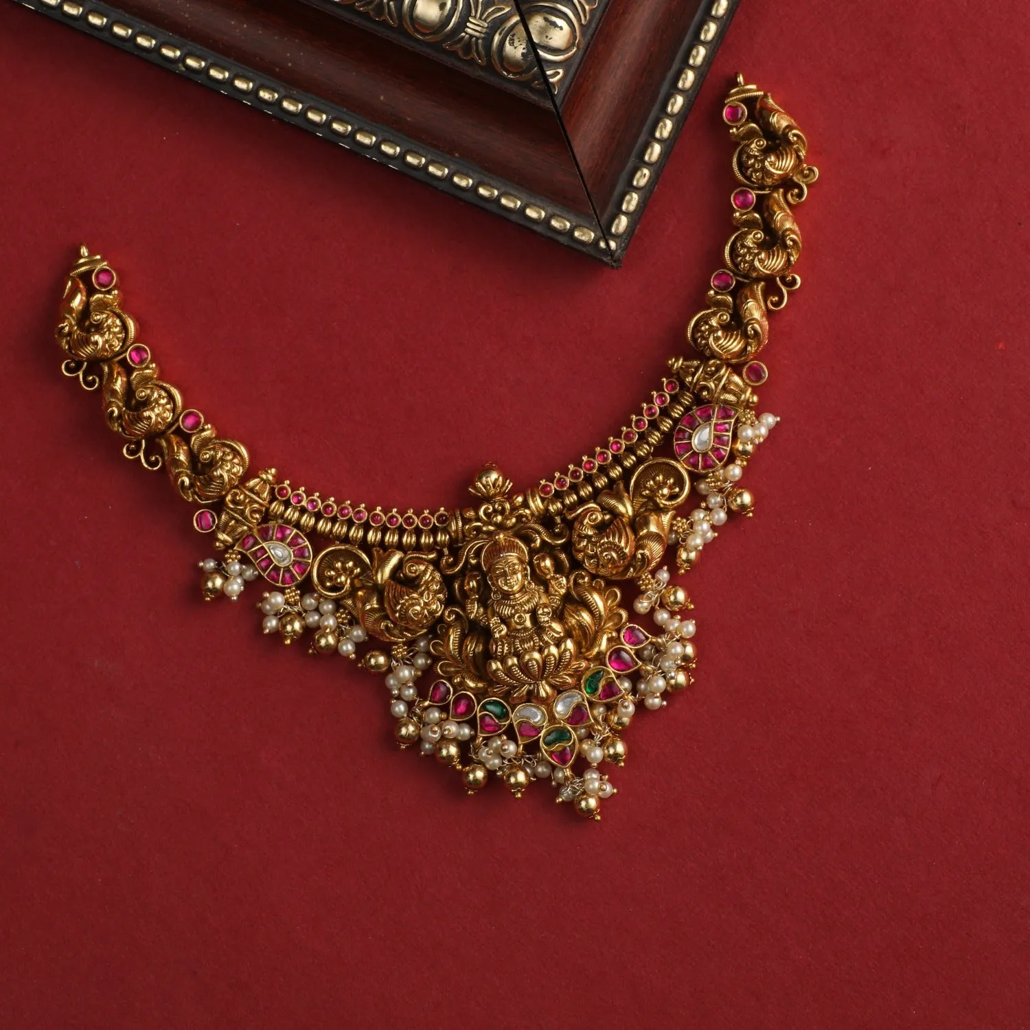 Aditya Temple Antique Necklace