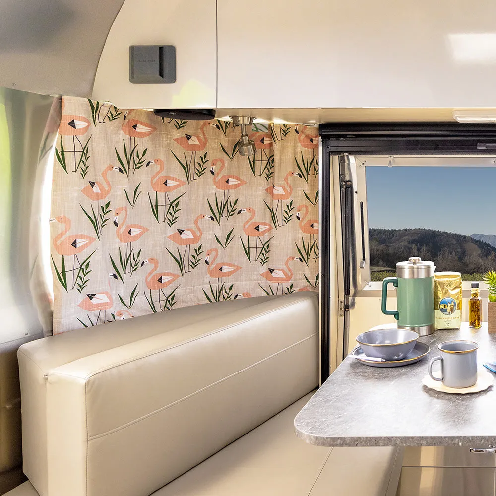 Airstream Printed Custom Curtains for International Serenity Travel Trailers