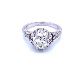 Art Deco Diamond Engagement Ring