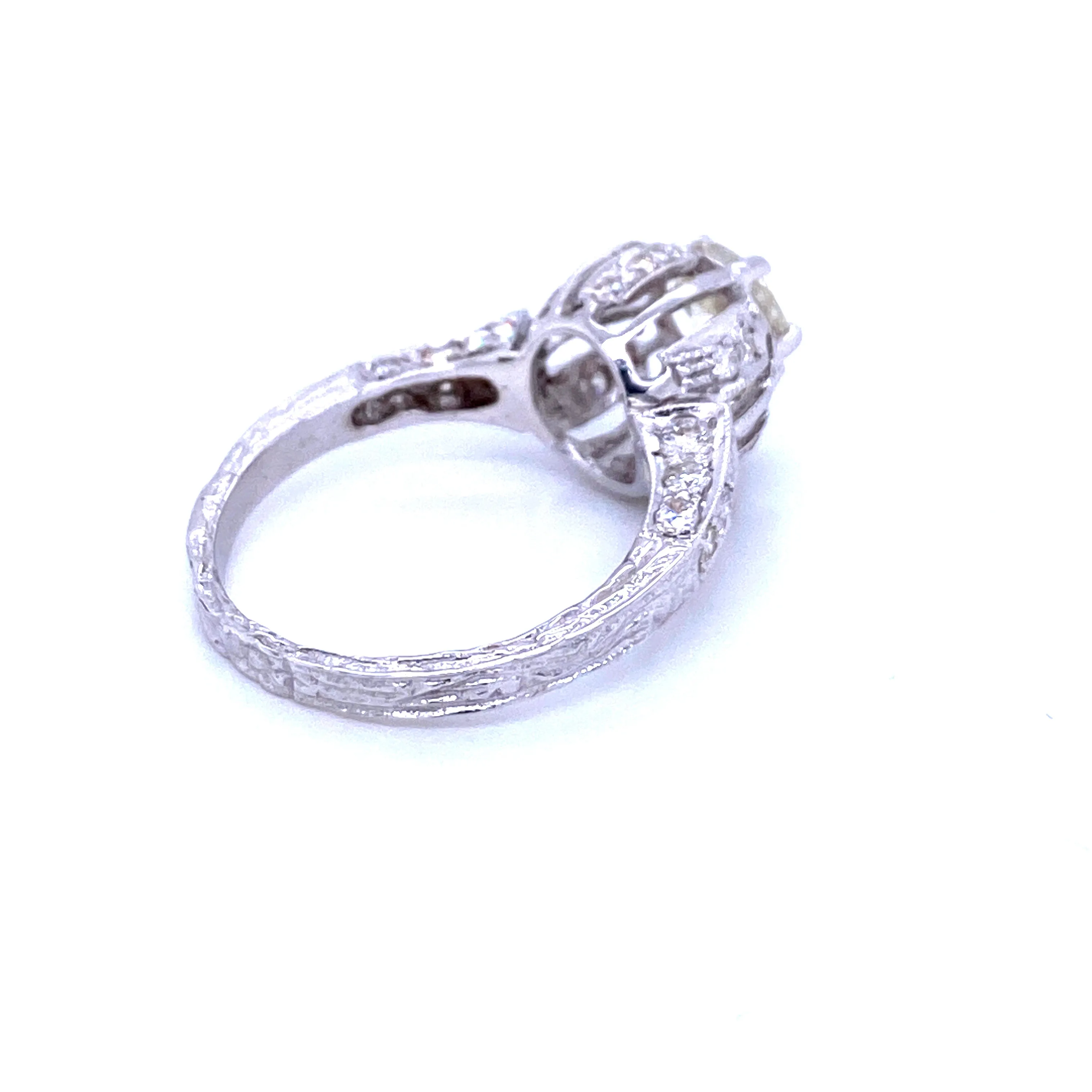 Art Deco Diamond Engagement Ring