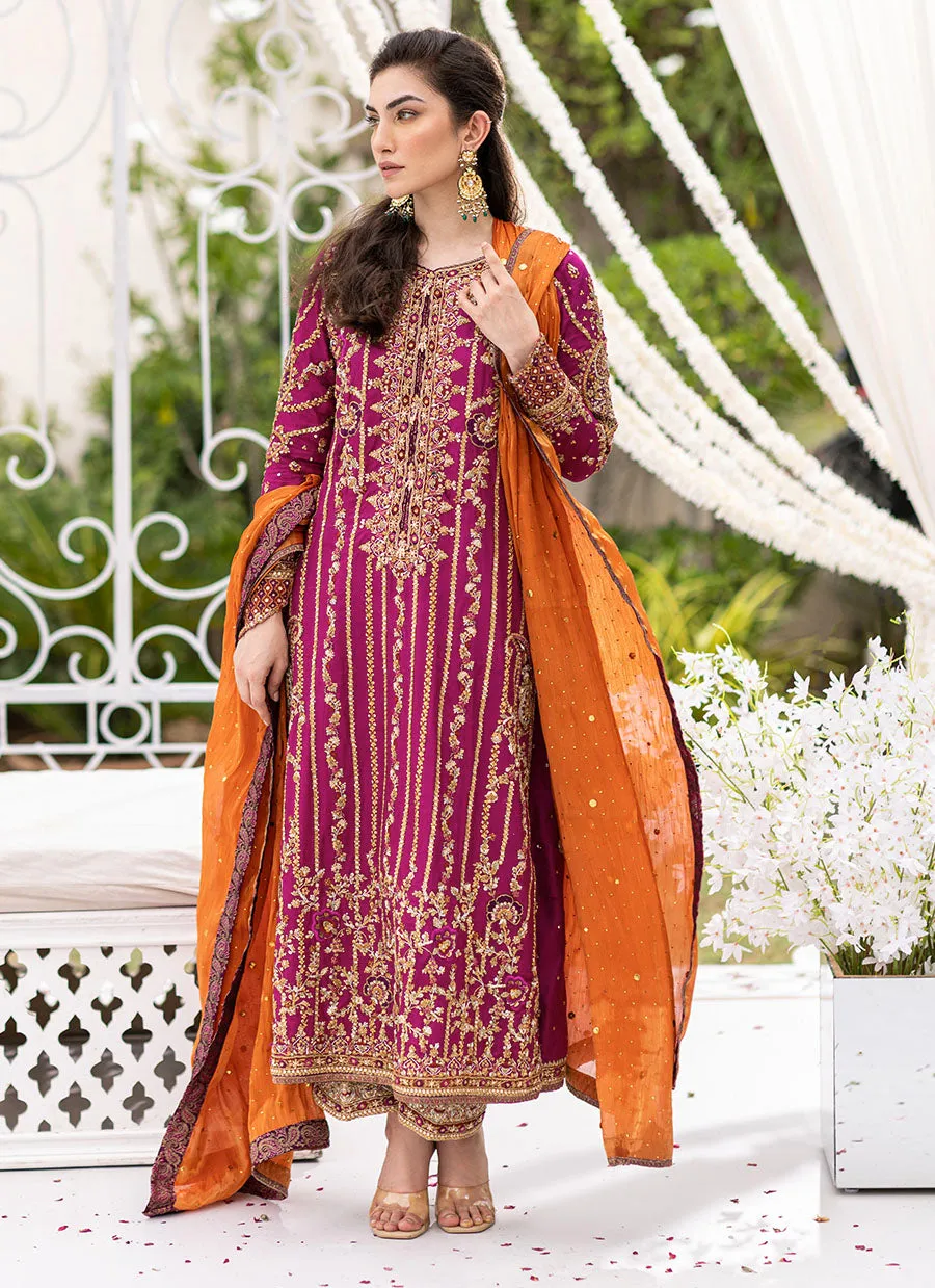 Azin Magenta Kurta