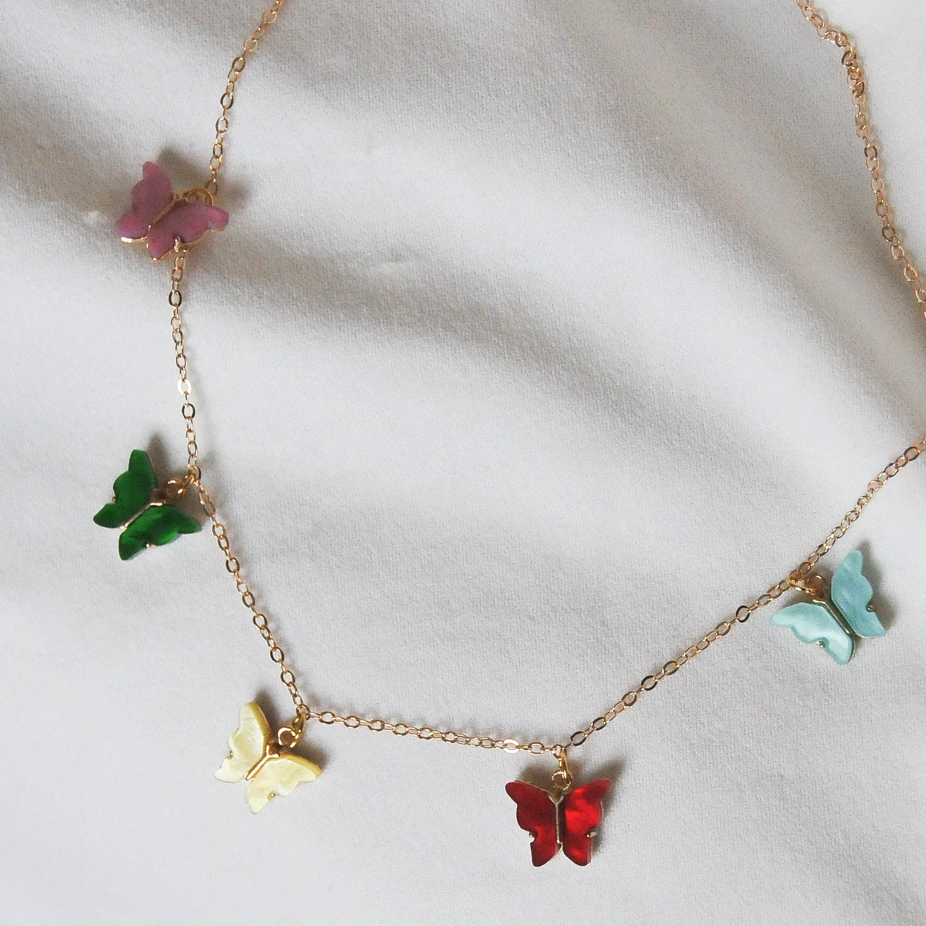 Butterfly Garden Necklace