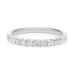 Celebration 18ct White Gold Round Cut 0.40 ctw Lab Grown Diamond Band