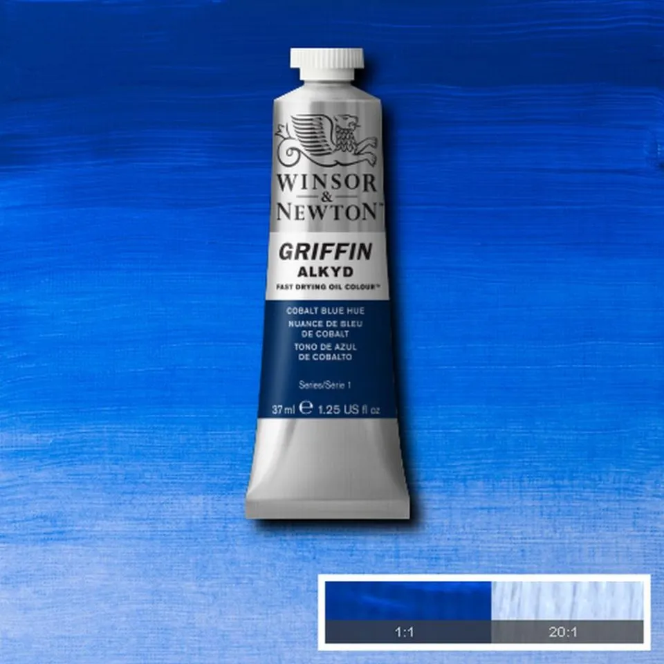 Cobalt Blue Hue (Winsor & Newton Griffin Alkyd)