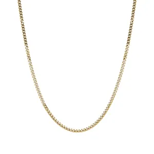 Cuban Links Necklace Chain in Yellow Gold