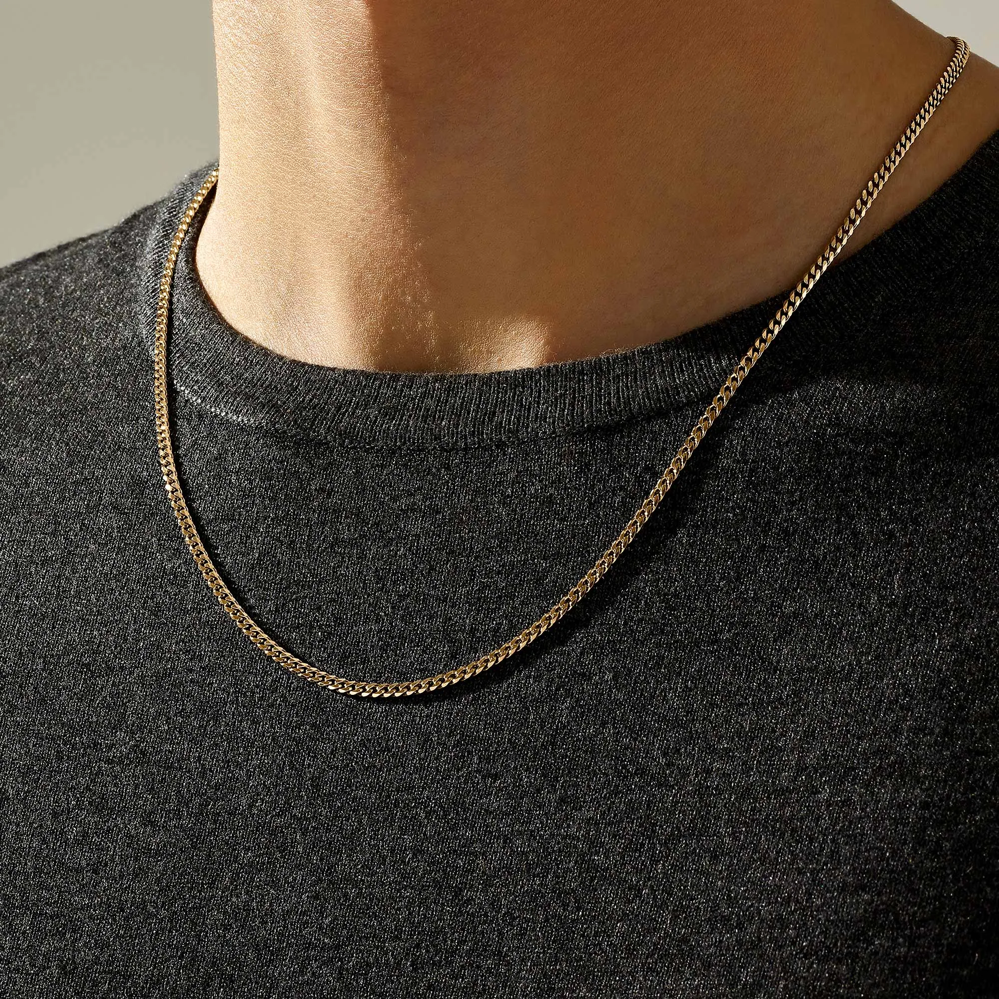 Cuban Links Necklace Chain in Yellow Gold