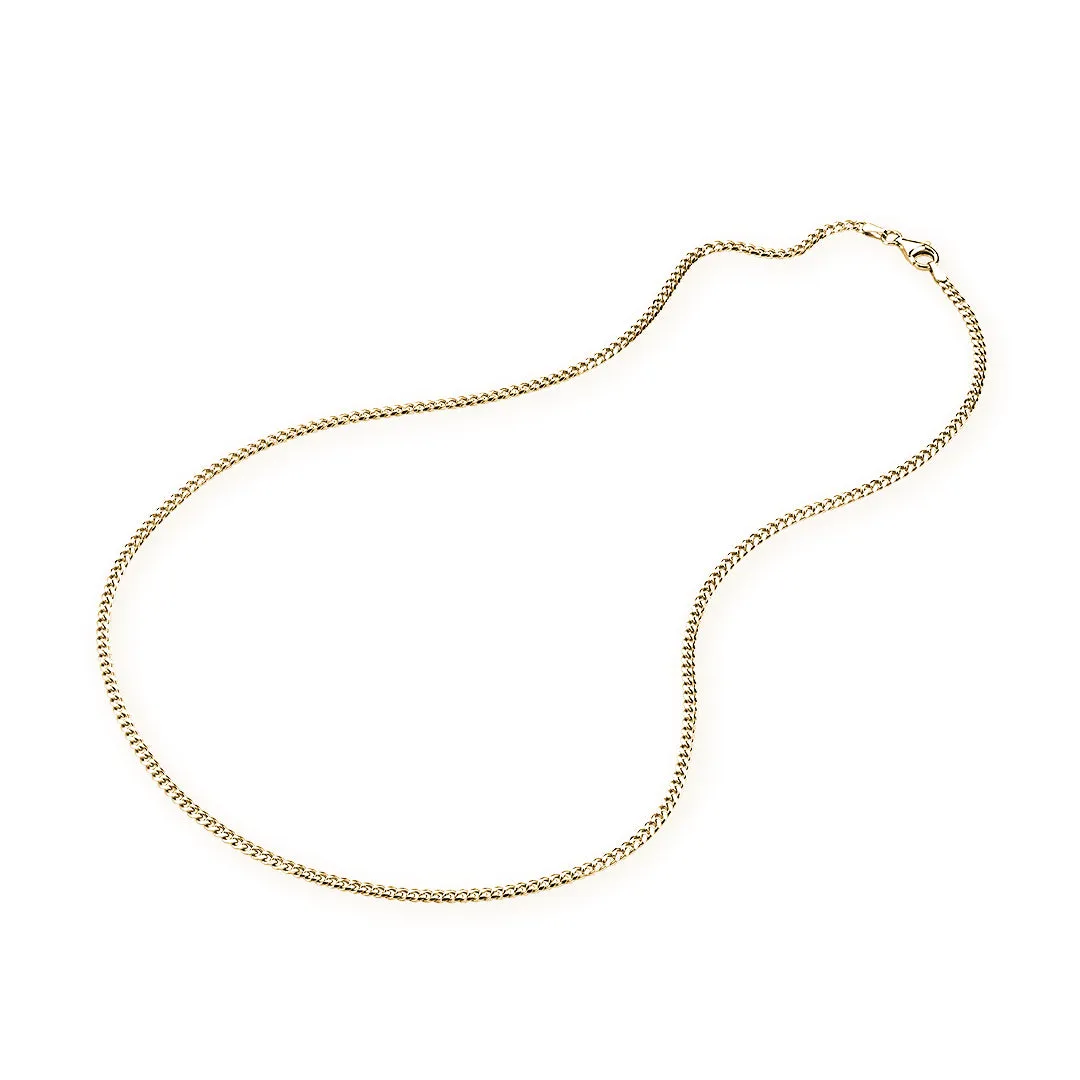 Cuban Links Necklace Chain in Yellow Gold