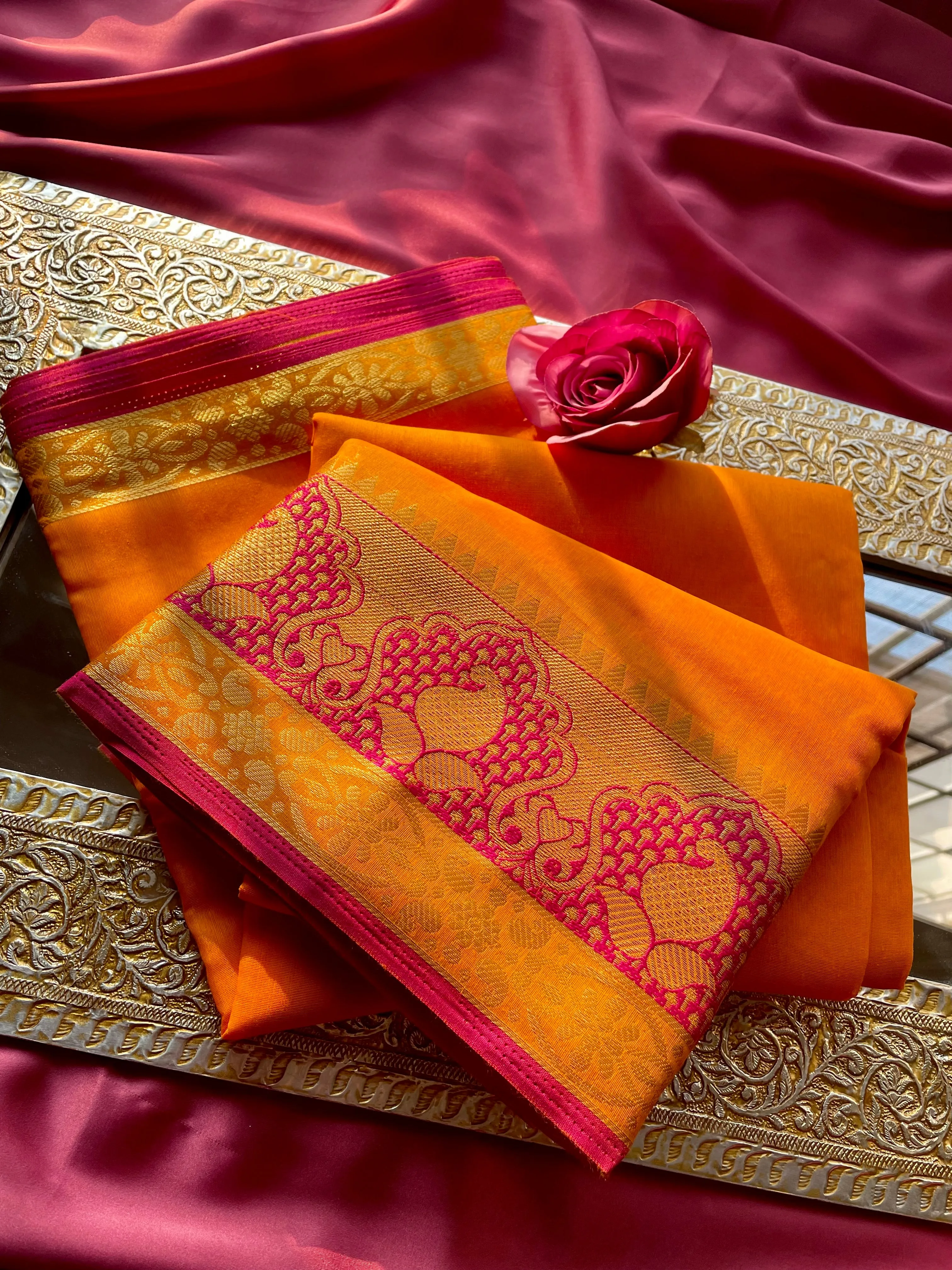 Dholki Cotton Silk: Jalwa