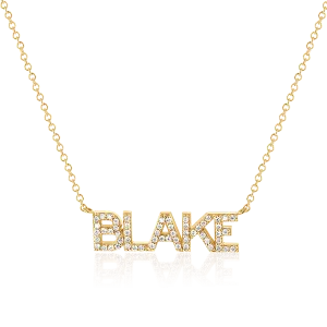 Diamond Custom Name Necklace