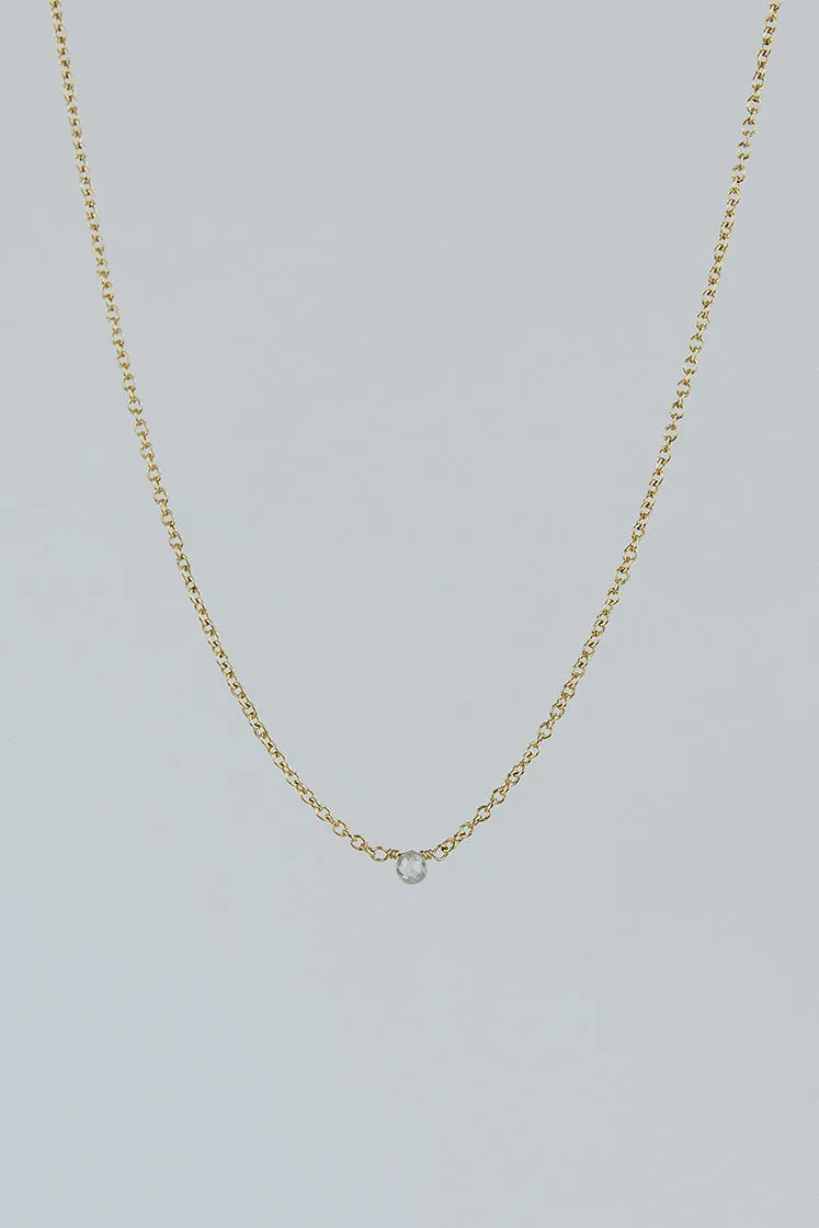 Diamond Solitaire Necklace