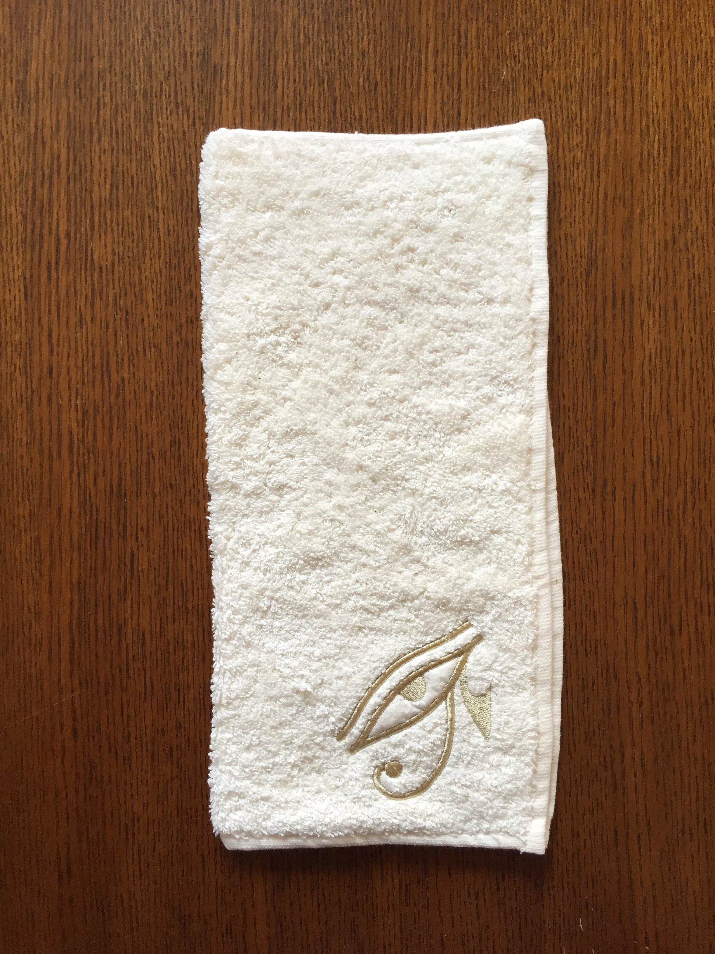 Egyptian Cotton Hand Towel - Eye of Horus