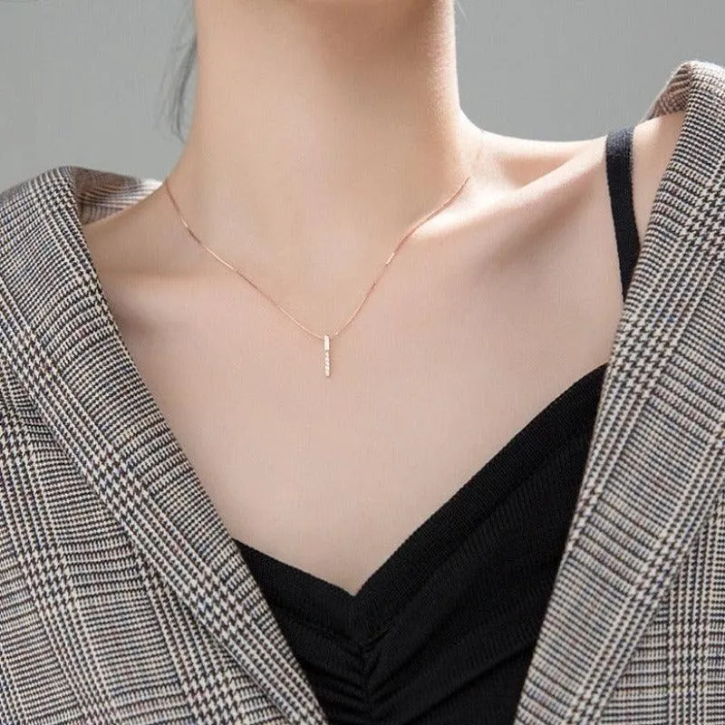 Enchanted Vertical Bar Necklace