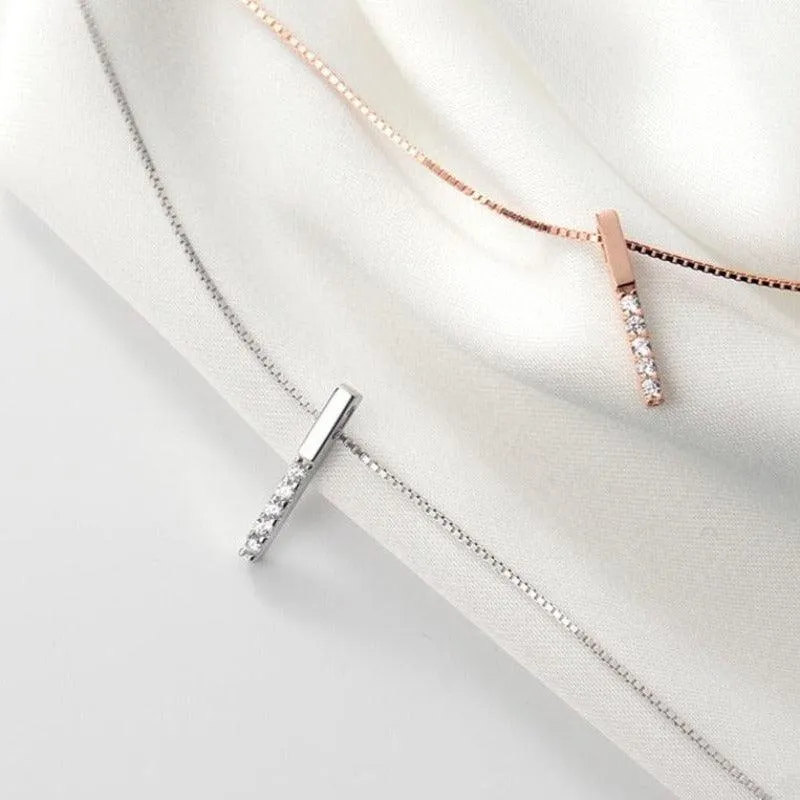 Enchanted Vertical Bar Necklace