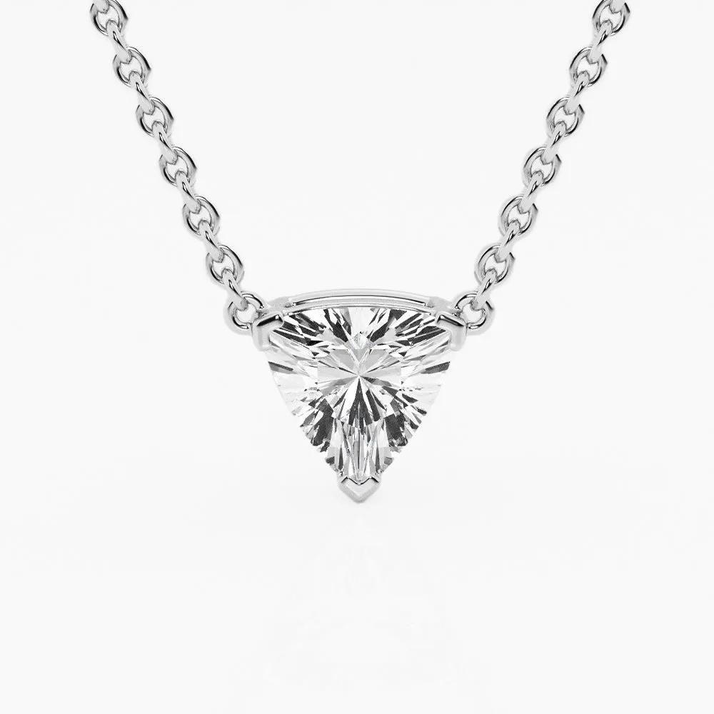 Ethereal 1ct Trillion Necklace