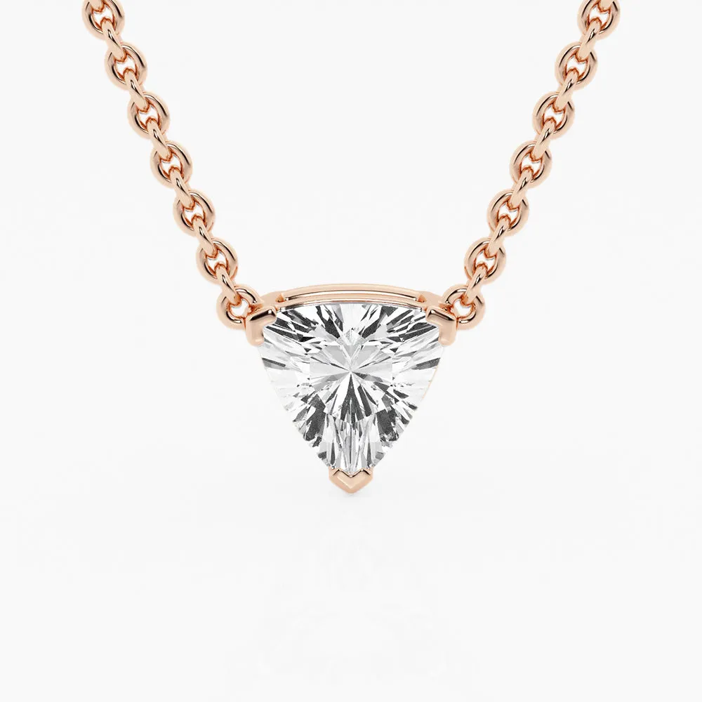 Ethereal 1ct Trillion Necklace