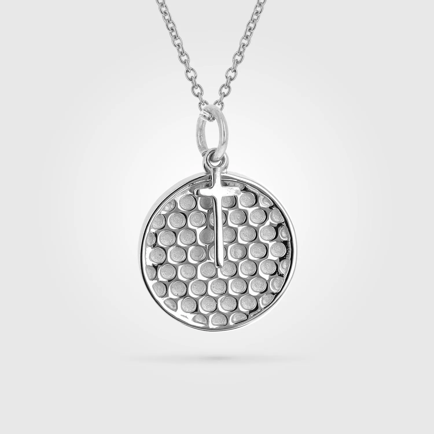 Golf Cross Necklace | Sterling Silver