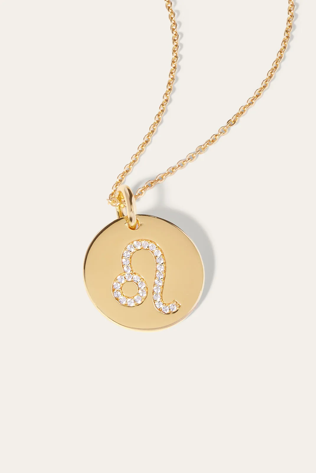 Leo gold vermeil necklace