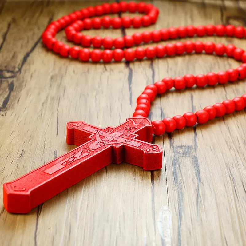 Long Wooded Beads Jesus Prayer Beads