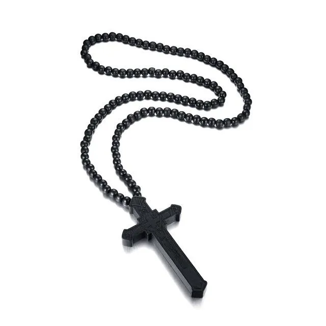 Long Wooded Beads Jesus Prayer Beads