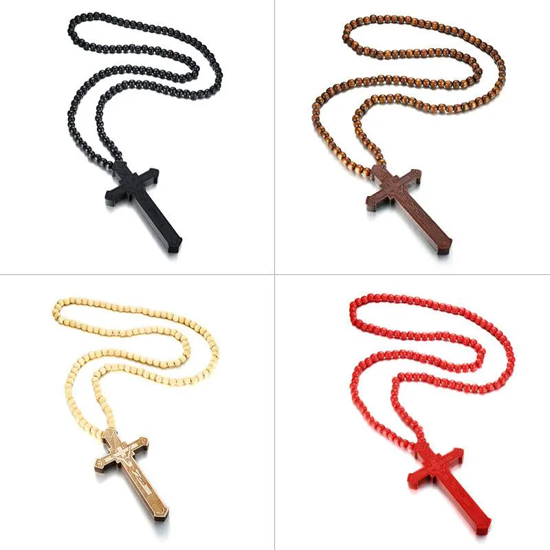 Long Wooded Beads Jesus Prayer Beads