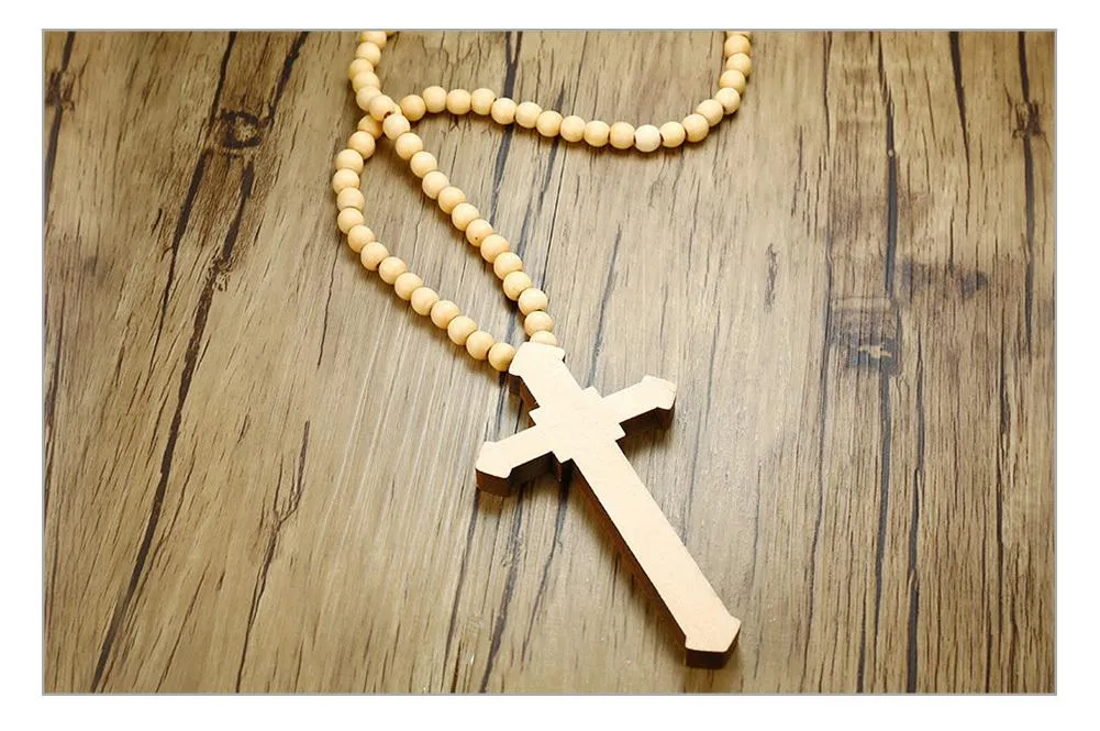 Long Wooded Beads Jesus Prayer Beads