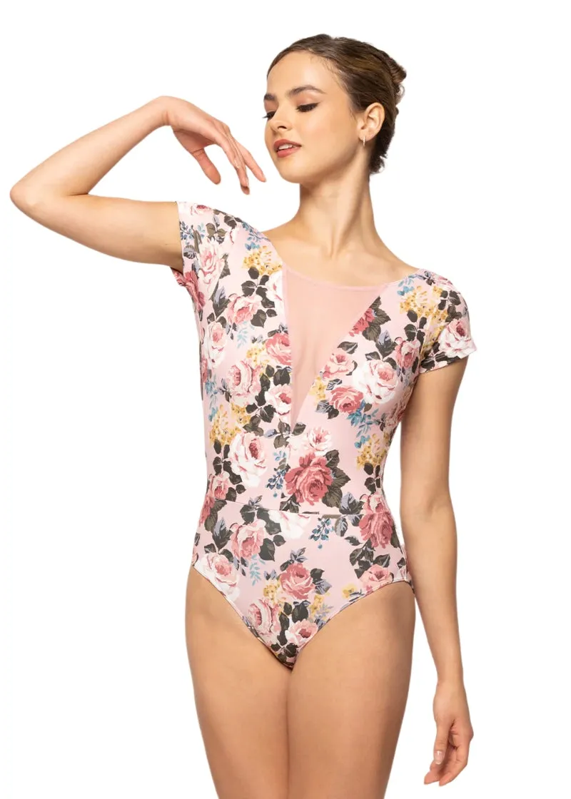 ON SALE Tempe Cap Sleeve Leotard (Rhapsody Rose)