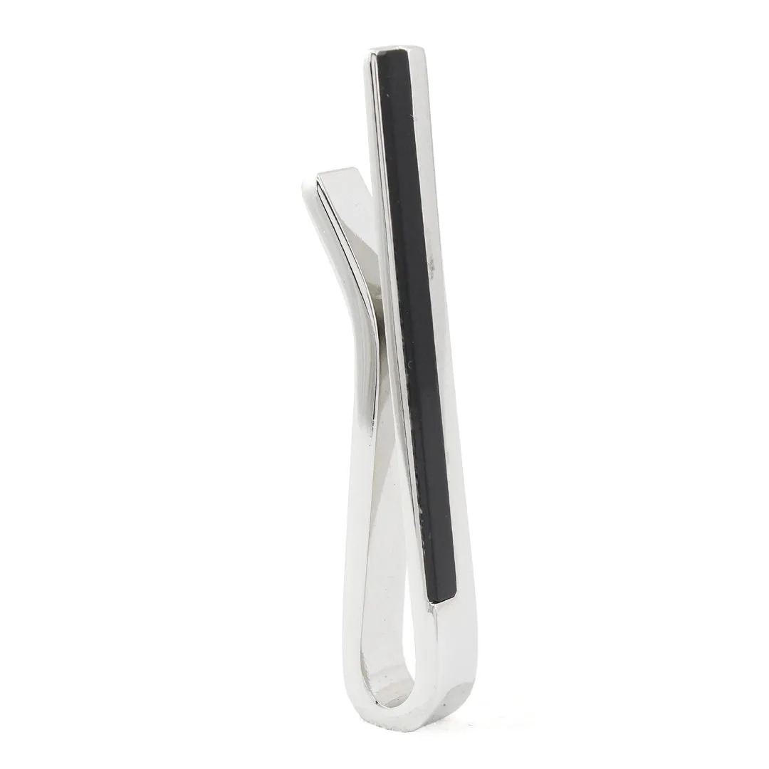 Peluche Sophisticated Oynx Super Sleek Tie Pin