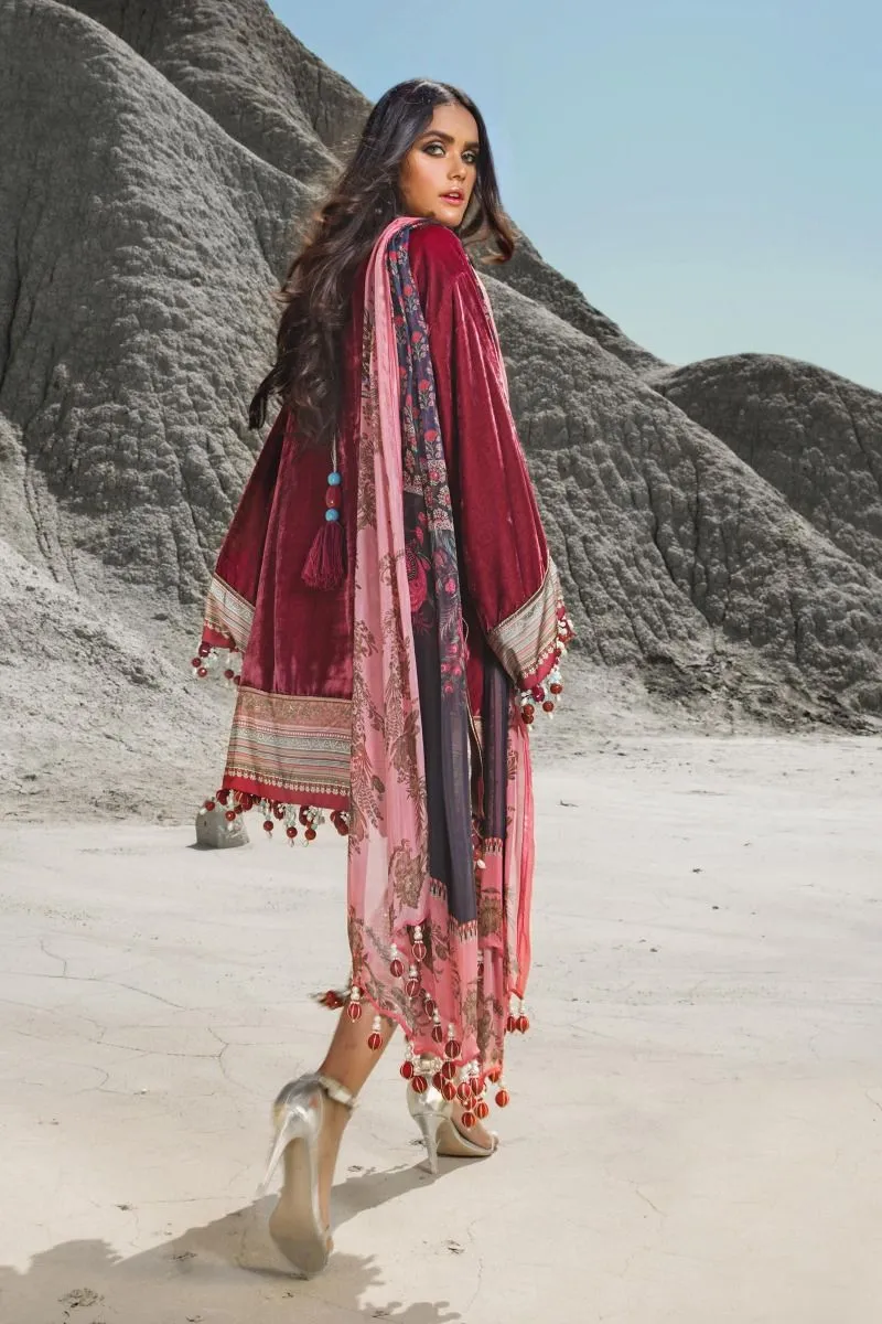 Sana Safinaz Winter Shawl Collection 2019 – 6A