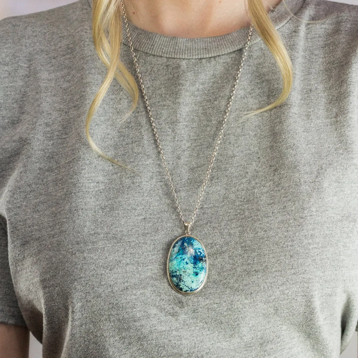 Shattuckite Necklace