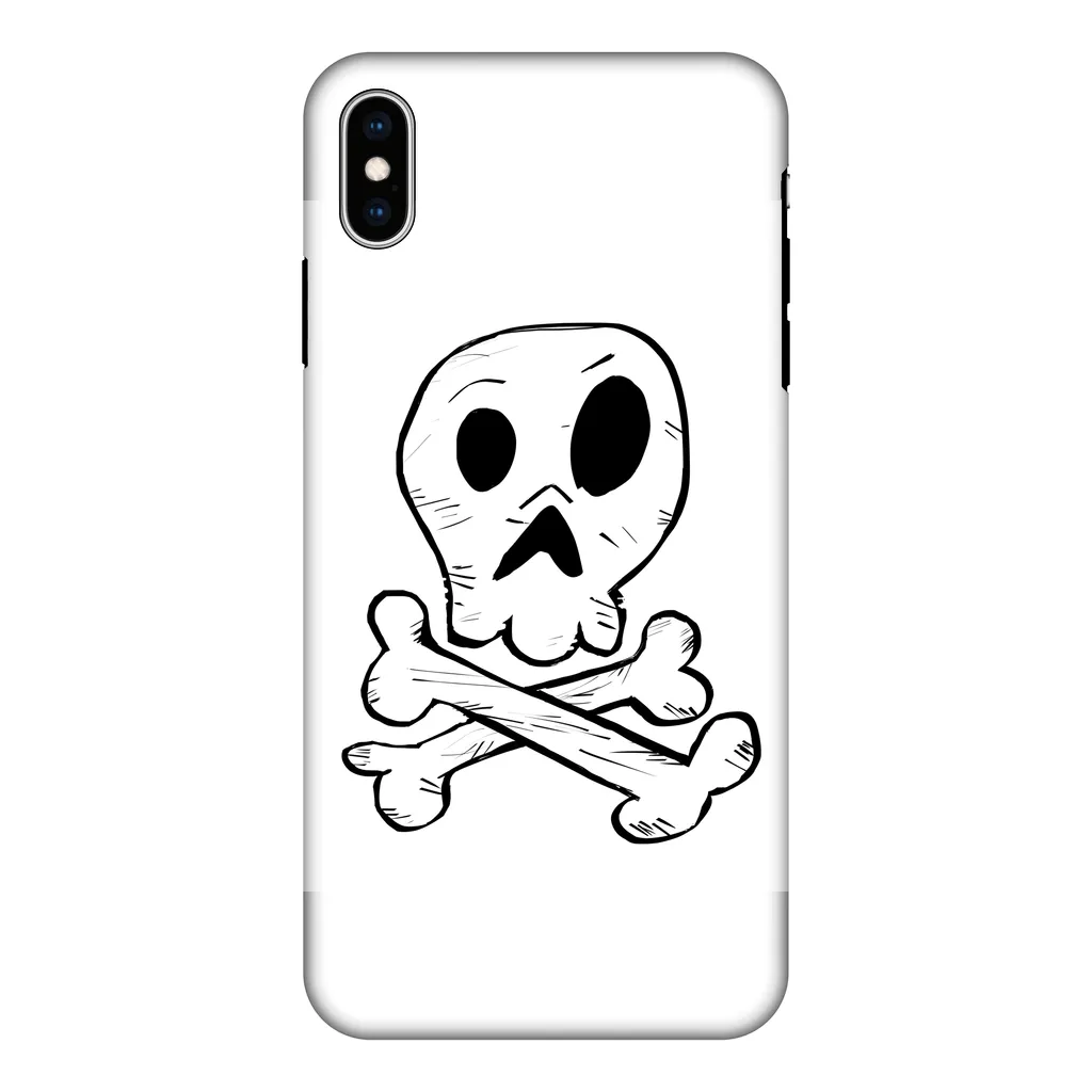 Skull and Cross Bones Fully Printed Tough Phone Case