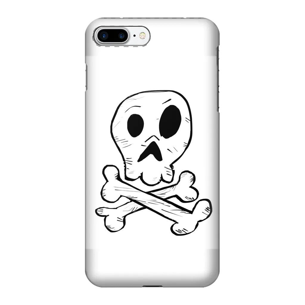 Skull and Cross Bones Fully Printed Tough Phone Case