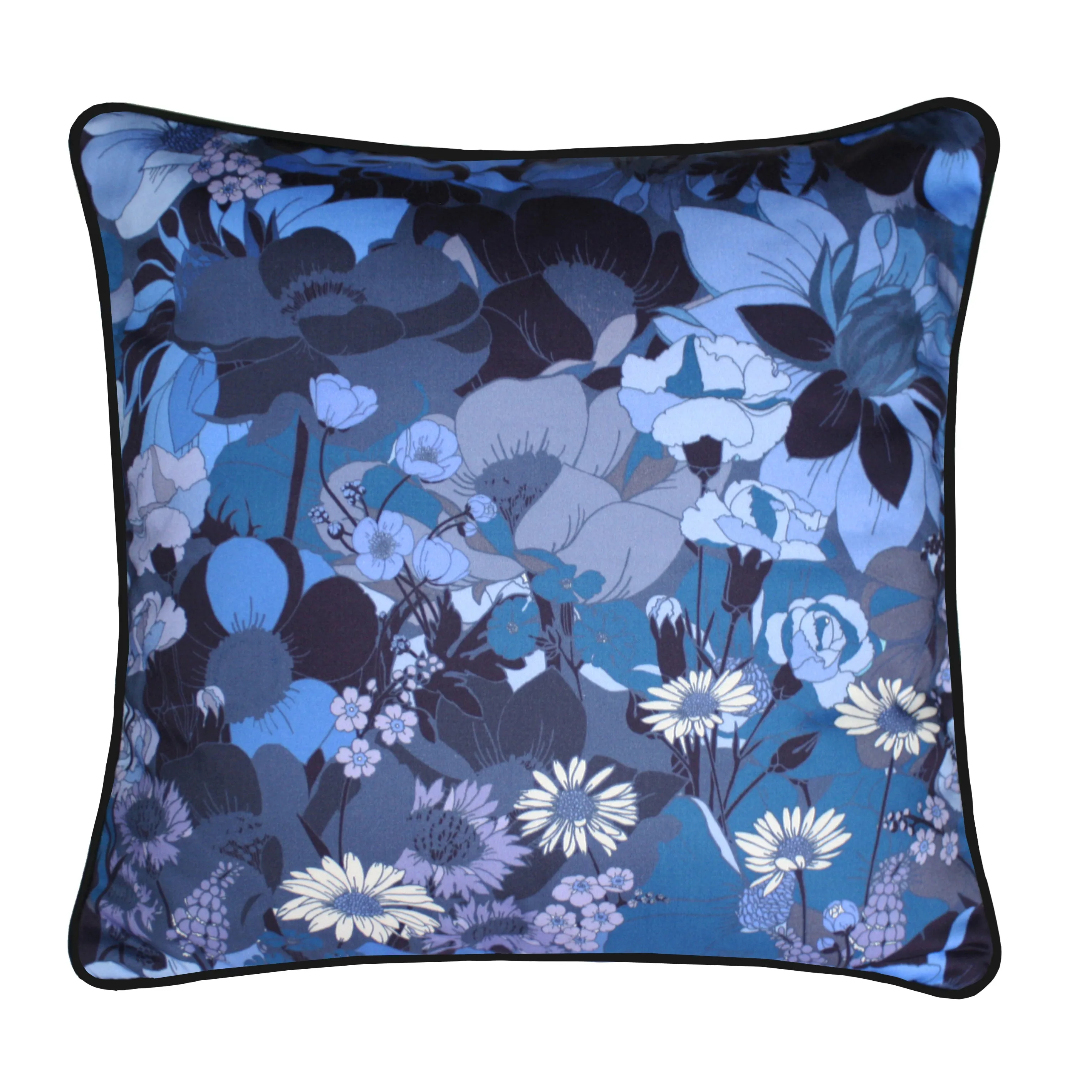 The English Garden Cushion Navy | 45x45cm