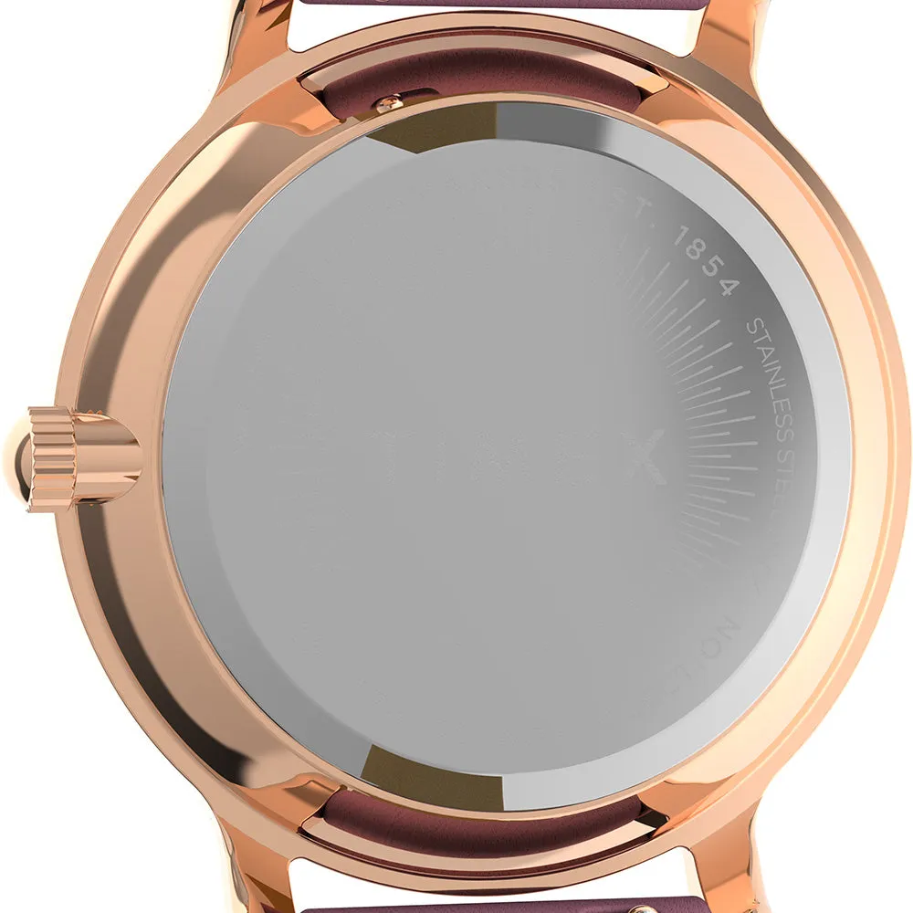 Timex Transcend Ladies Rose Gold Watch TW2V66900