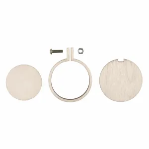 Trimits Mini Embroidery Round Hoop Frames - 40 x 40mm (Set of 3)