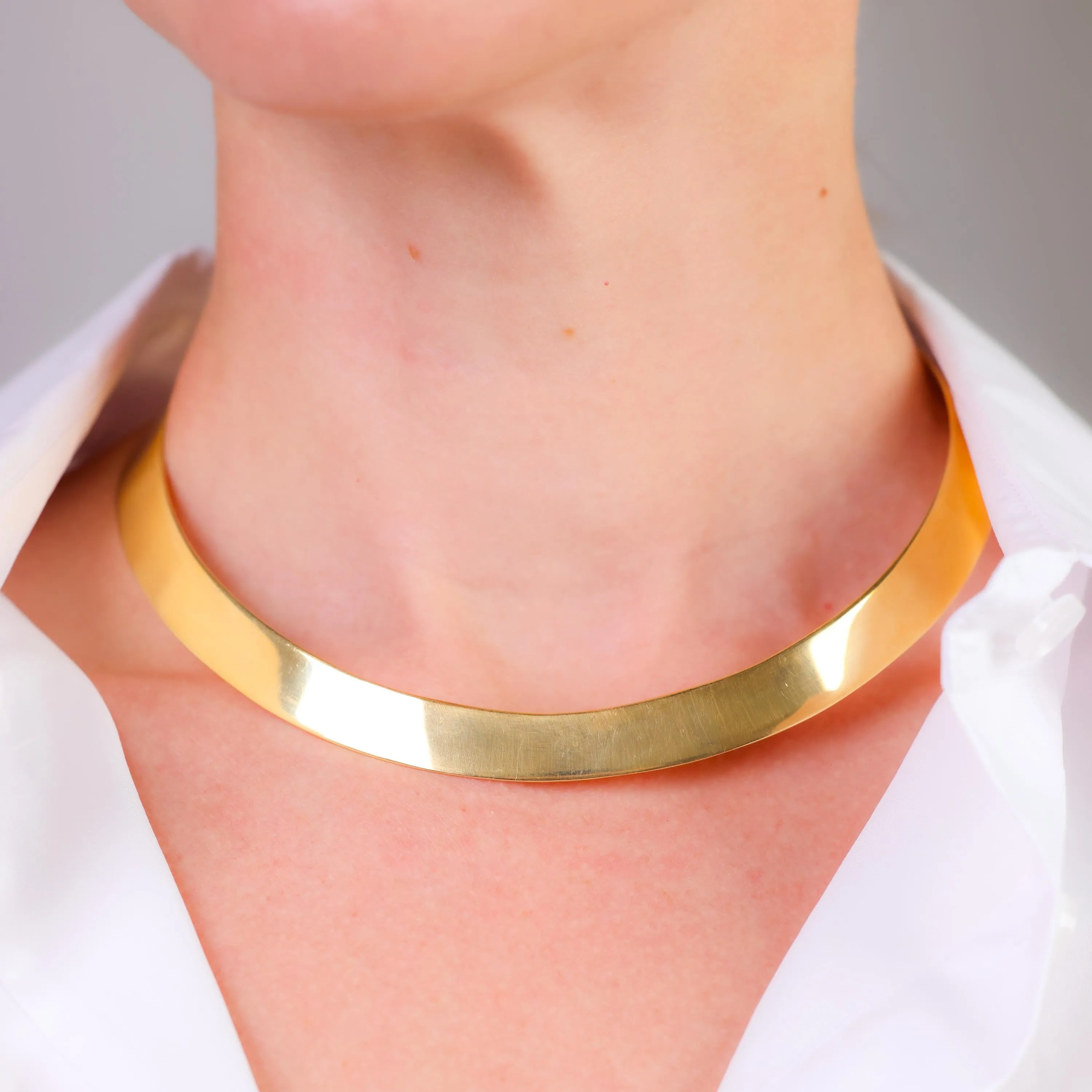 Vintage 18k yellow gold choker