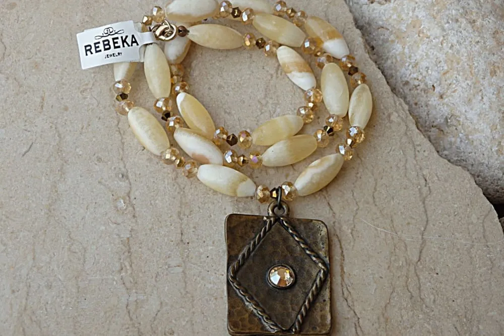 Yellow Jasper necklace