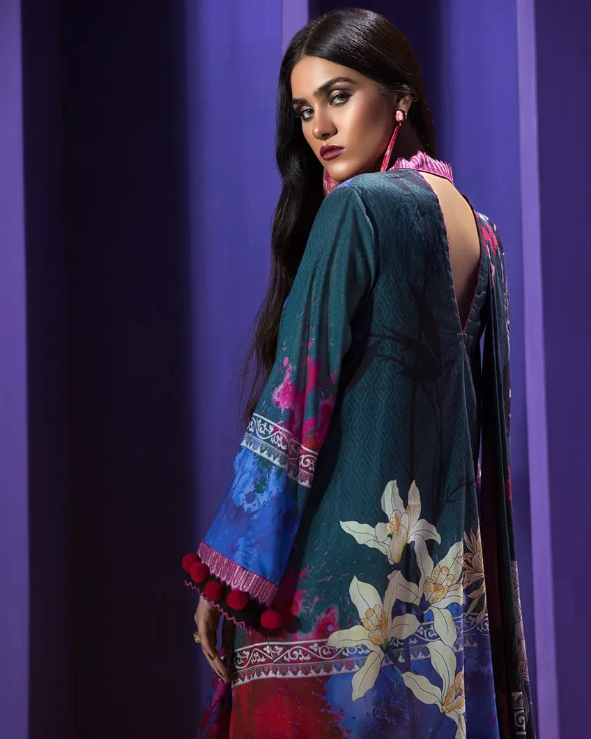 Zaha by Khadijah Shah – 2pc Lawn Collection – Anais (ZL-09A)